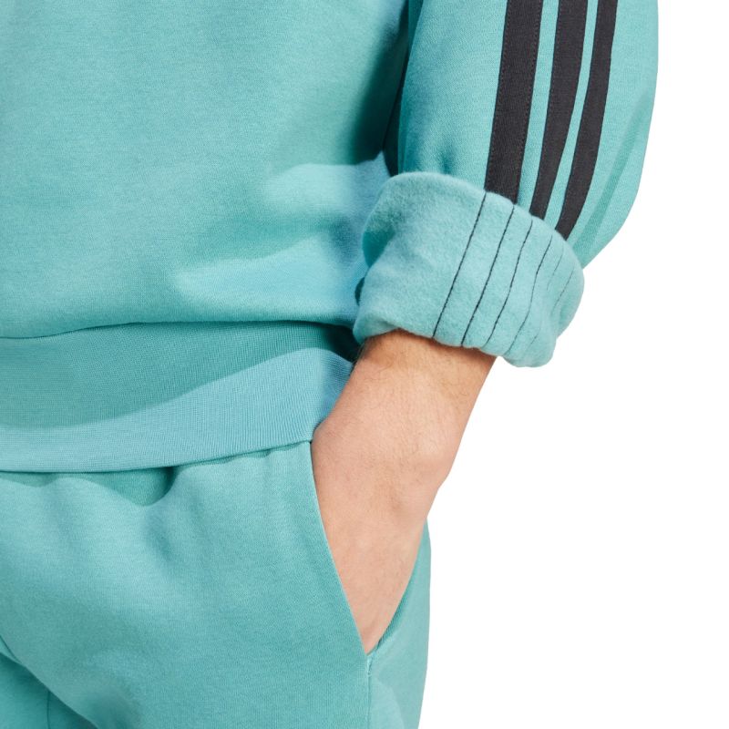adidas Essentials 3-Stripes Fleece M JX0701 sweatshirt pulóver