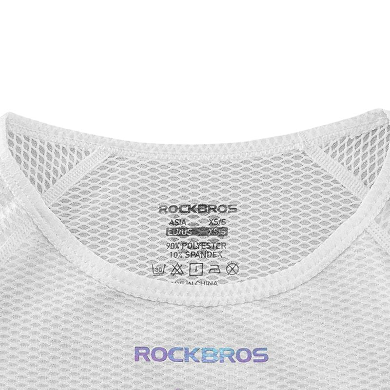 Rockbros Women's Quick-Dry Sleeveless Cycling Jersey M/L - White