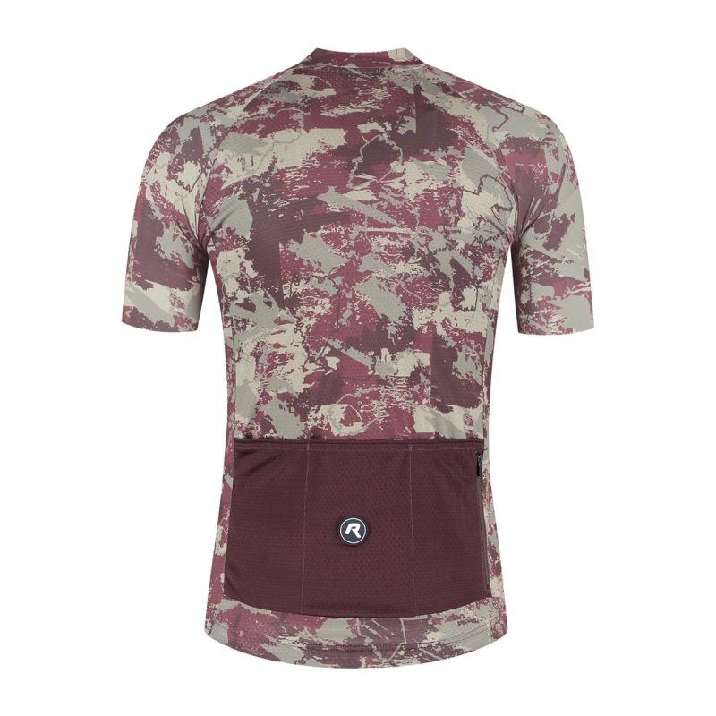 Rogelli ESSENTIAL GRAPHIC II T-shirt gray/ 2XL piros póló