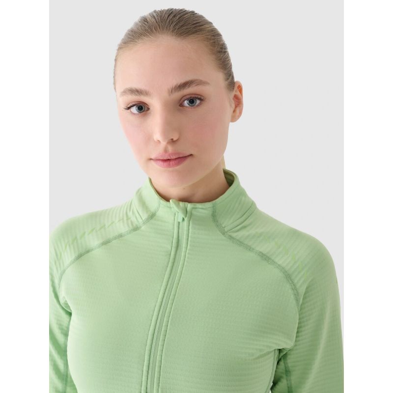 Women's slim quick-drying training sweatshirt 4F 4FWAW24TFSWF411-41S edzőruha