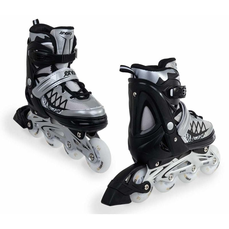 Enero Pro Roller Skates-Roller Skates-Ice Skating 4in1 Led 34-37 Gray szürke skates, roller skates
