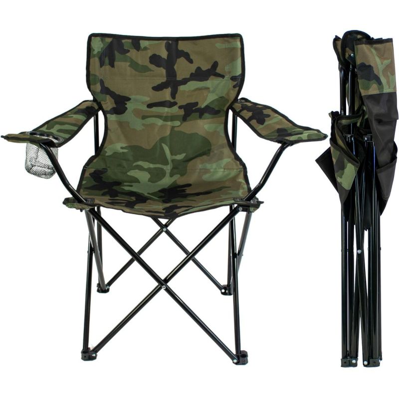 Enero Folding Camping Chair Camuflage Camp tourist equipment, chair