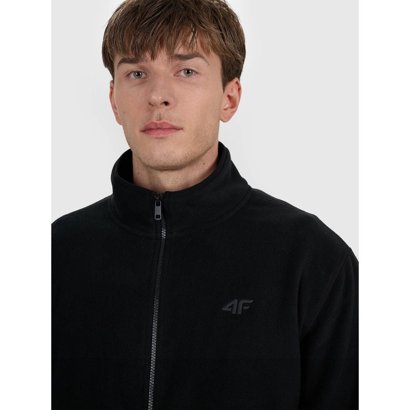 Regular fleece with stand-up collar men's 4F 4FRMM00TFLEM372-20S 2xl kapucnis pulóver