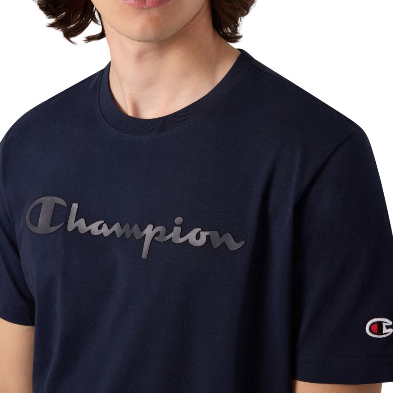 Champion Men's SS Tee Navy Blue 222992 BS501 sötétkék férfi póló 222992BS501