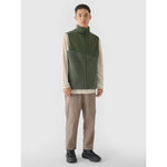 Men's sherpa vest with stand-up collar 4F 4FRAW24TVESM172-43S mellény
