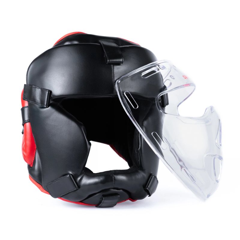 DBX Bushido Boxing helmet with polycarbonate mask - Hannibal helmets, masks, martial arts equipment