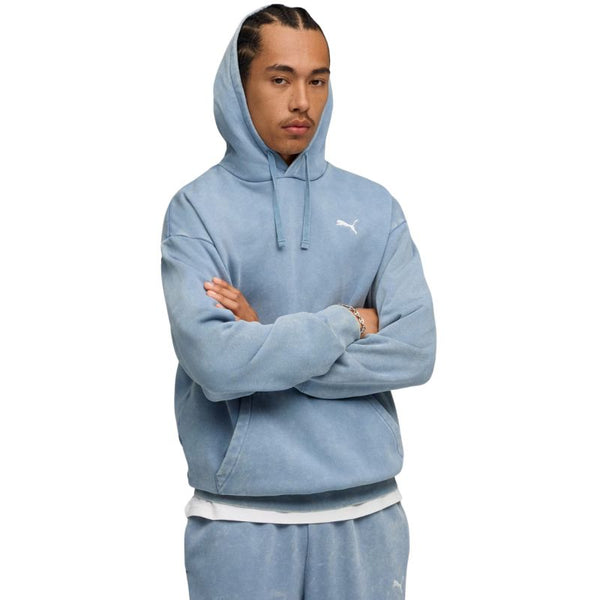 Puma ESS Elevated Relaxed Wash Hoodie M 688049 34 Pulóver