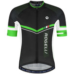 Rogelli Gara Mostro II Jersey Black-Green 2XL zöld kerékpáros ruha SIRS1000000.400.2XL