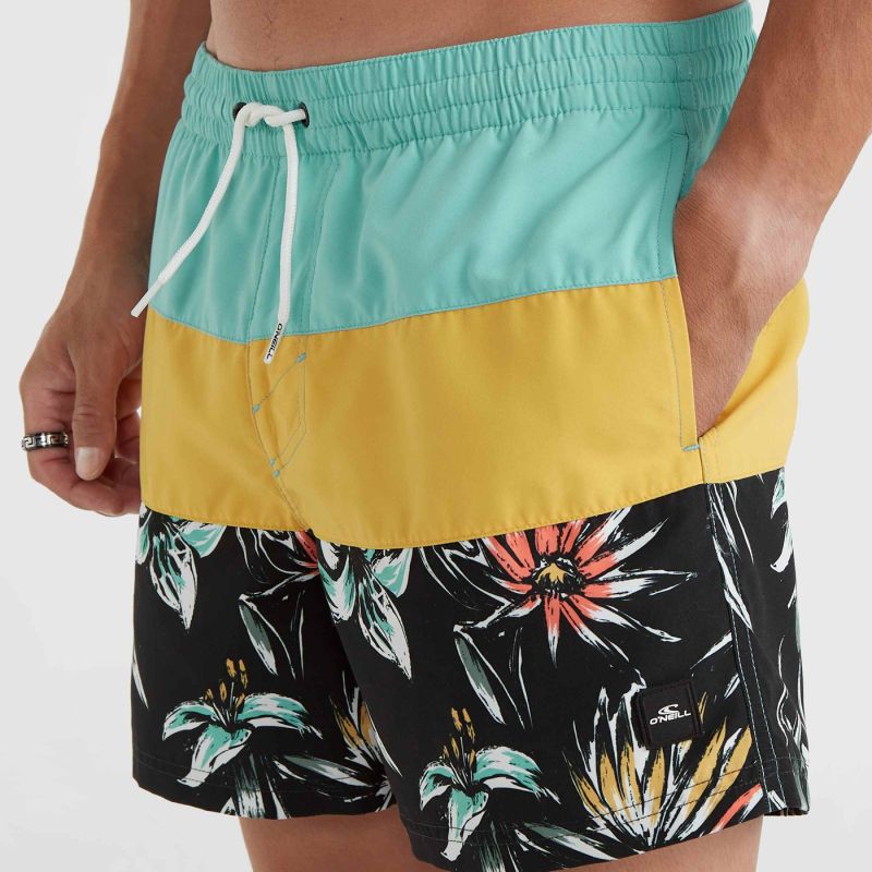O'Neill Mix&Match Cali Block Swim 15'' sárga shorts, swimming shorts