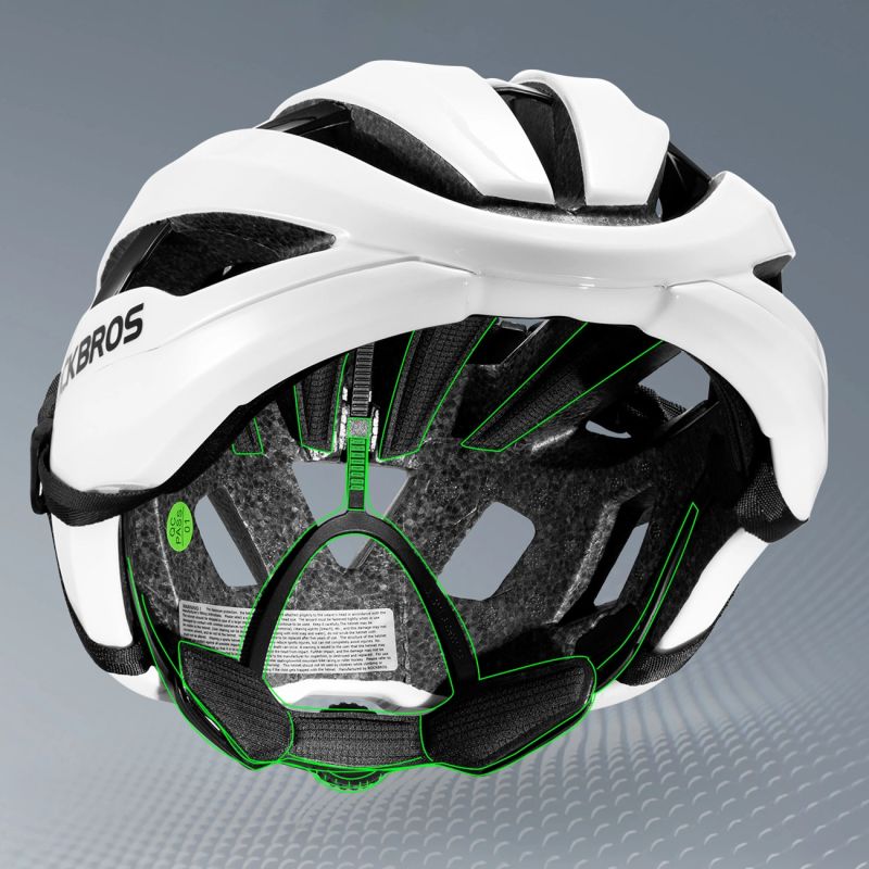 Rockbros LK-79 Bike Helmet 58–62 cm - White biały helmets, lights