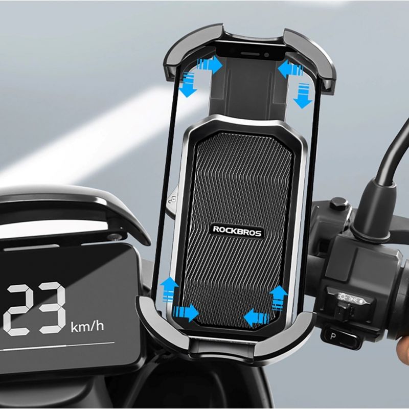 Rockbros 25210032001 Handlebar Phone Holder for Bikes - Black