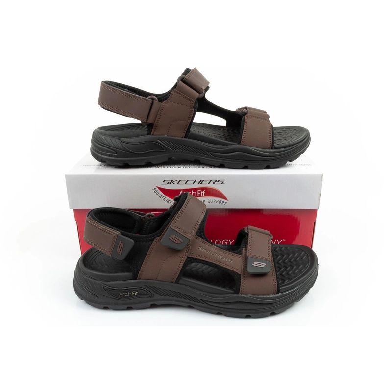 Skechers Arch Fit Men's Sandals with Velcro for Summer