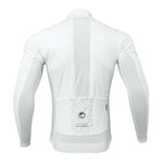 Rockbros ROAD TO SKY windproof insulated cycling jersey M - white m \ biały pulóver