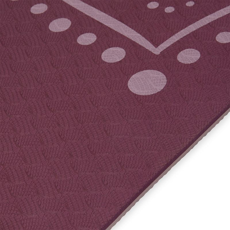 Gaiam TPE Yoga Mat BLUSH 6 MM edzőfelszerelés 64262