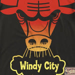 Mitchell & Ness NBA Logo Chicago Bulls T-Shirt fekete póló