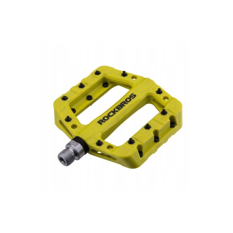 Rockbros yellow platform bike pedals