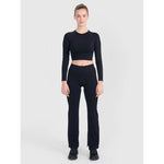 Women's seamless training pants with flared legs 4F 4FRSS25TFTRF1031-20S xs/s leggings