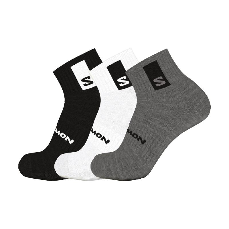 Salomon Everyday Ankle 3-Pack Black-White-Med Gr 42 / 44 kiegészítő LC2086700