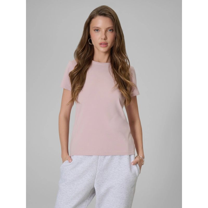 4F Women's slim plain T-shirt póló