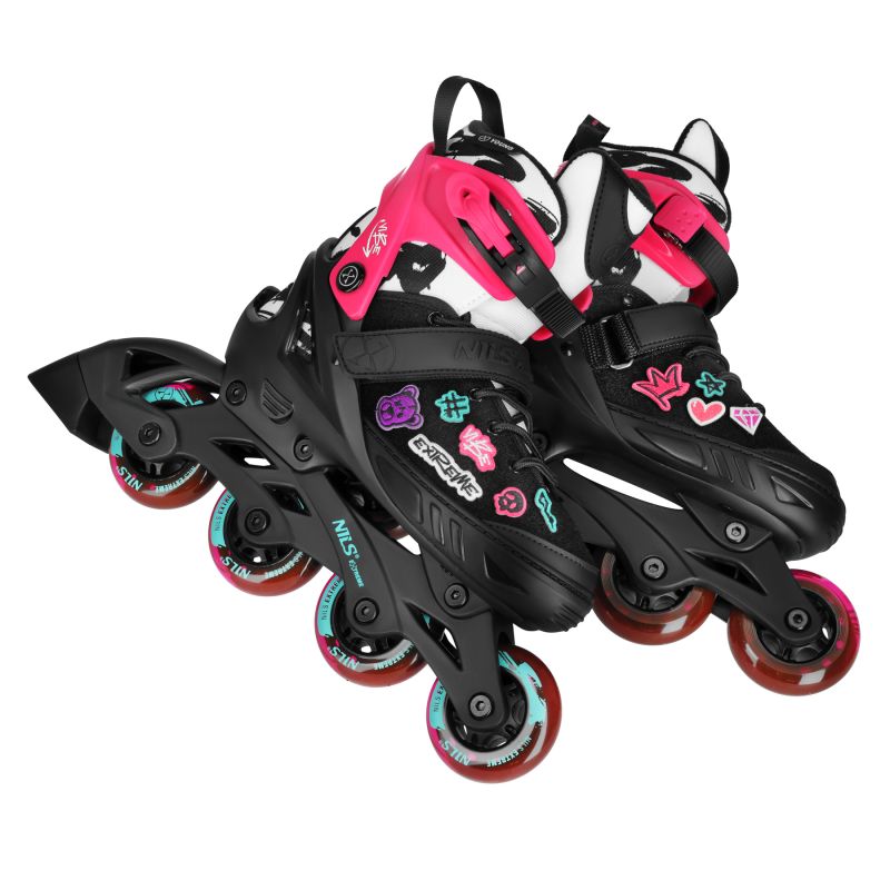 Na2053a Vibe Pink Roller Skates Size M(37-40) Nils Extreme rózsaszín görkorcsolya