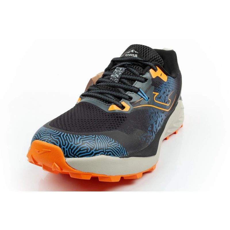 Joma Men's Tundra Cushioned Trail Running Shoes, Black