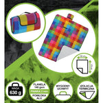 Enero BEACH AND PICNIC BLANKET WITH ALU COATING CAMP blankets, tourist equipment
