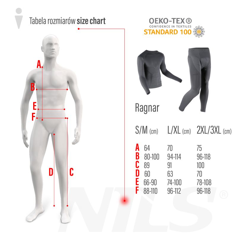 Btk0060 Men'S Gray Thermoactive T-Shirt 2xl/3xl Ragnar Nils szürke póló