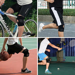 Rockbros sports protector for patella and knee joint size - black fekete protectors and knee pads
