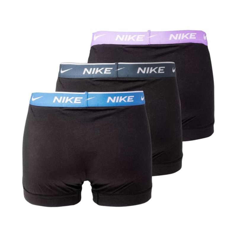 Nike Dri-Fit Trunk 3PK Men's Boxer Briefs in Black fekete alsónadrág