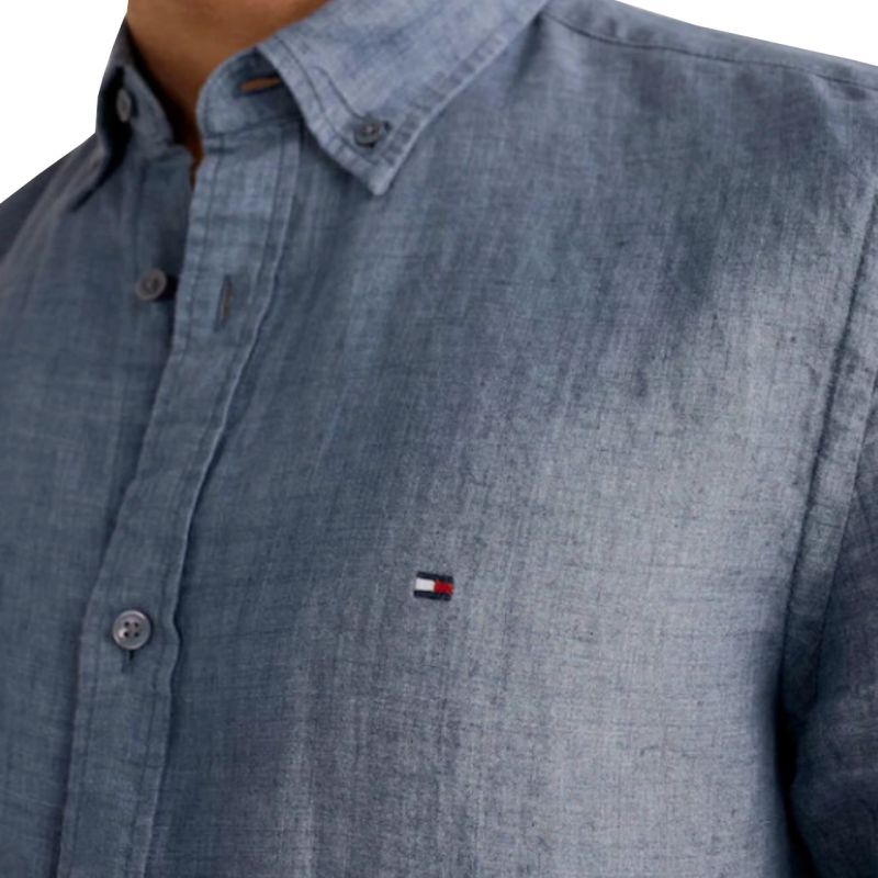 Tommy Hilfiger Pigment Dyed Linen shirt M MW0MW23147 Póló