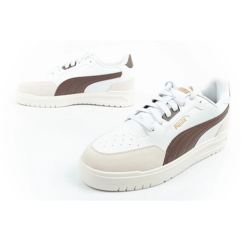 Puma men's sports Shuffle sneakers lightweight comfortable fashionable beige bézs utcai cipő