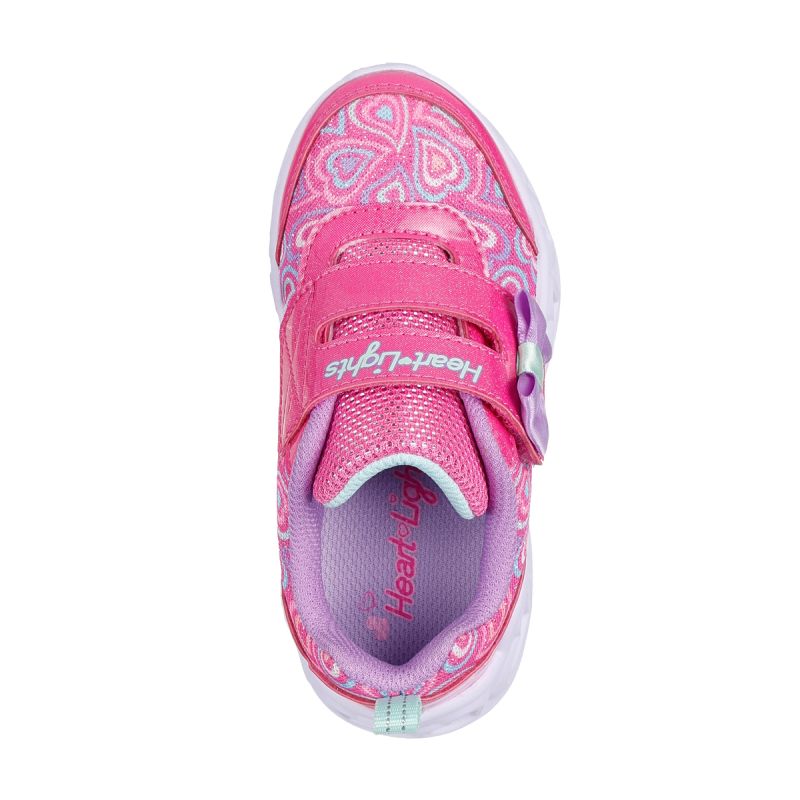 Skechers Kids' Casual HEART LIGHTS BOOGIE LAND 303258N HPMT utcai cipő