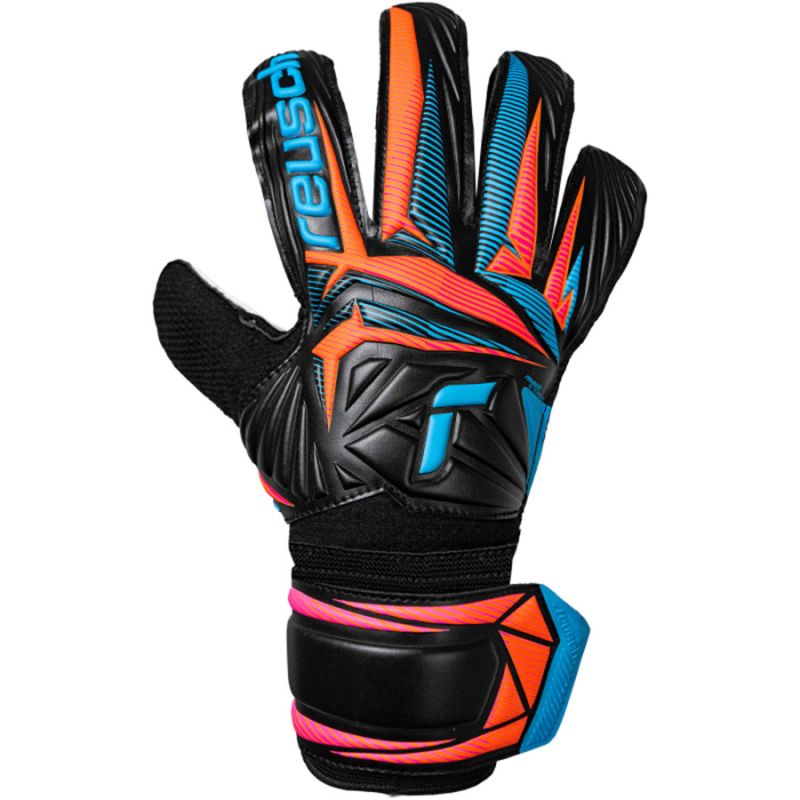 Reusch Attrakt Solid Gloves 56 70 515 fekete kapuskesztyű