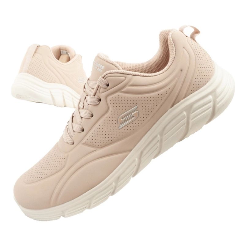 Skechers Bobs B Flex sports shoes sneakers women's fashionable beige Cipő