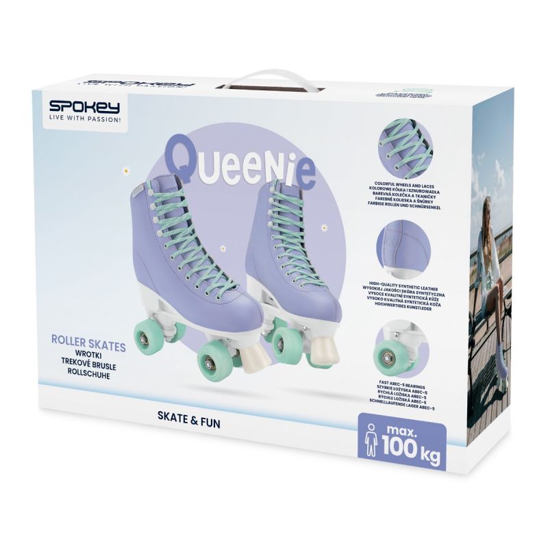 Spokey Queenie SPK-944656 adjustable roller skates size 39-42 Cipő