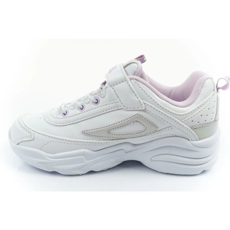Fila Skye V children's sports for girls with velcro, fehér cipő