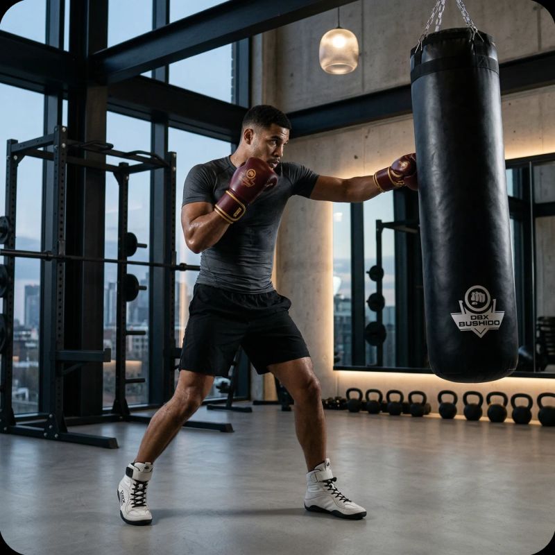 DBX Bushido Punching bag - 140 White - 140 cm / 40 kg fehér punching bags