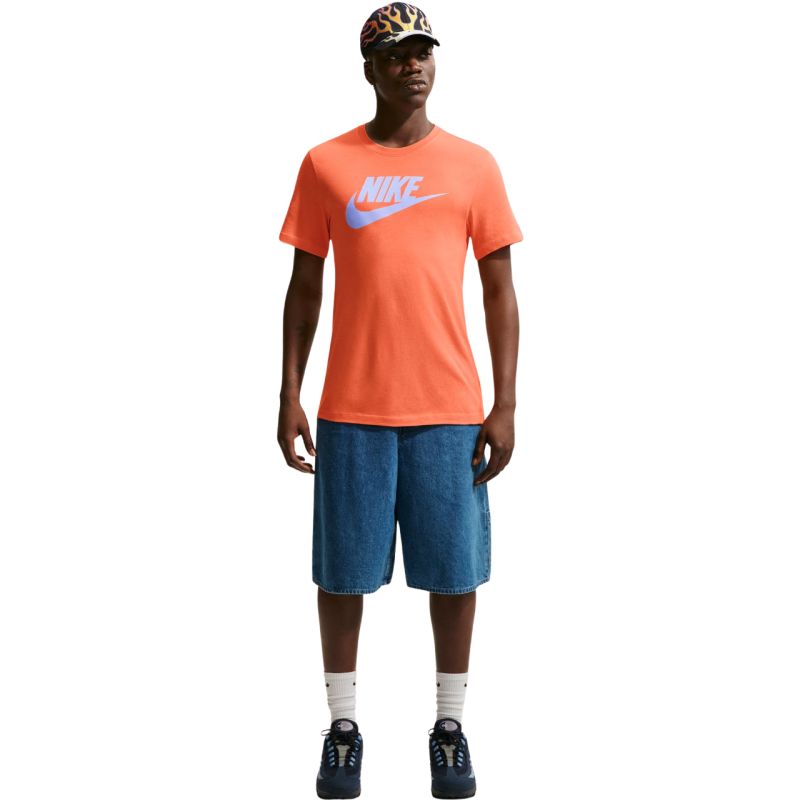 Nike Nsw Tee Icon Futura Orange narancssárga póló AR5004835