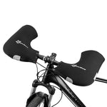 Rockbros D16-B Motorcycle-Compatible Windproof Waterproof Handlebar Gloves - Black fekete kesztyű