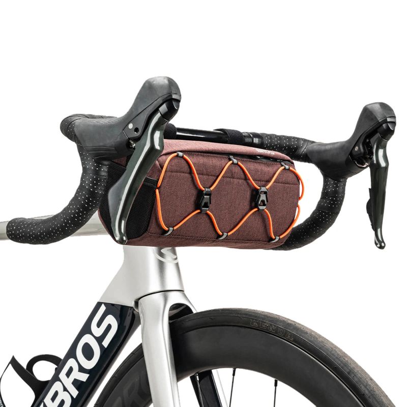 Rockbros 30110054003 Handlebar Bicycle 2.2L - Brown brązowy táska
