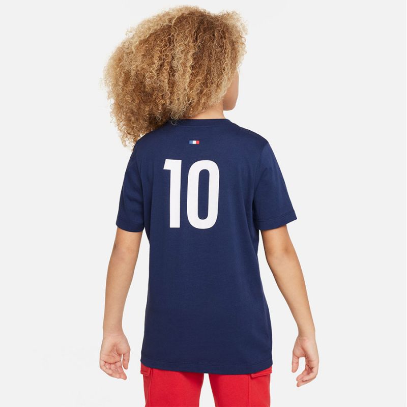 Nike PSG SS Number Tee 10 Jr FQ7122-410 Póló
