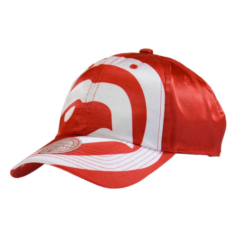 Mitchell & Ness NBA Atlanta Hawks Strapback Cap - HLUX1095-AHAYYPPPRED1 uniwersalny baseball sapka