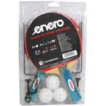 Enero Table Tennis Set 2 Rackets 3 Balls And Net fekete nets, sets