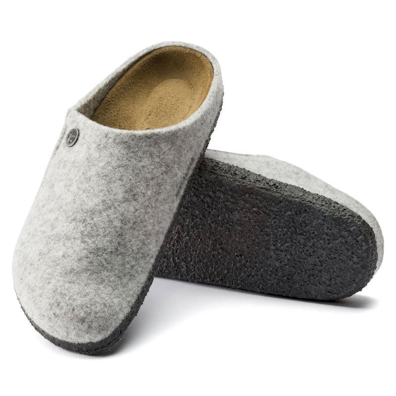 Birkenstock Zermatt Cozy Home Light Gray Wool Felt Slippers Regular Wide (1015080) Egyéb