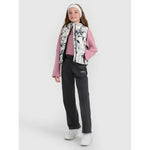 Girls' down vest with synthetic filling 4F 4FJRAW25TVJAF320-11A mellény