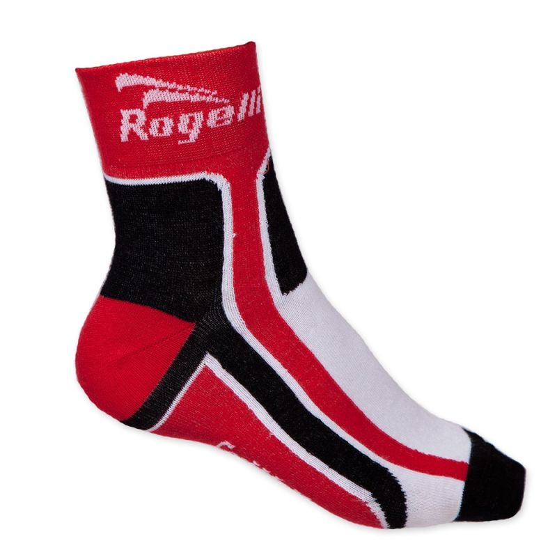 Rogelli RCS-03 Coolmax socks red piros zokni