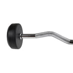 HMS Rubberized GSL-40 40 KG Fixed Barbell/Curl Bar súlyzó 17-58-021