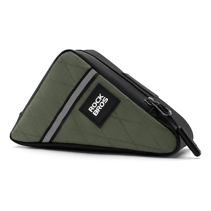 Rockbros Triangle Bike Frame 0.3l - Green zielony \ 0.3 l táska