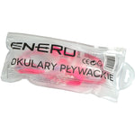 Enero Pink Swimming Goggles With Plugs rózsaszín goggles, training equipment