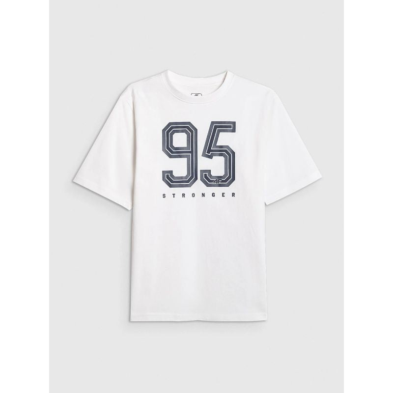 4F Boy's loose T-shirt with print 158/164 póló 4FJRSS26TTSHM3786-10S